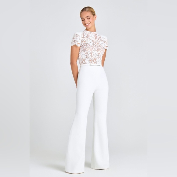 NADINE MERABI NEW Hattie White Jumpsuit - Picture 6 of 12